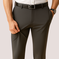 Stretch Pleated Dress Pants